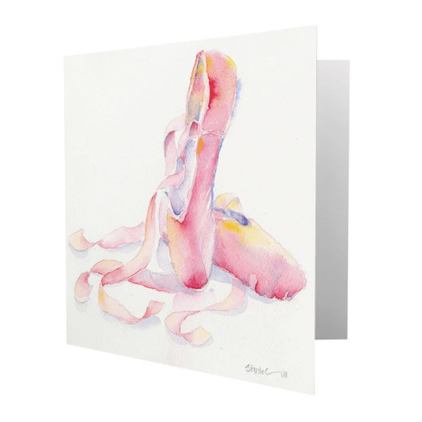 Ballet Slippers Greeting Card