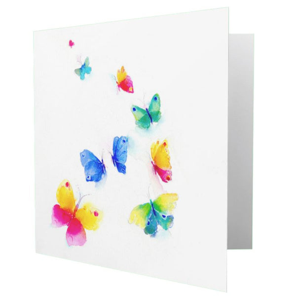 Butterfly Greeting Card designed by artist Sheila Gill