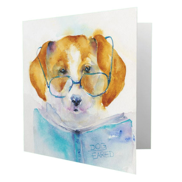Dog Eared Greeting Card designed by artist Sheila Gill