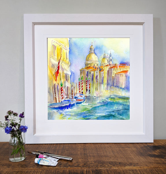 Grand Canal, Venice Art Print designed by artist Sheila Gill