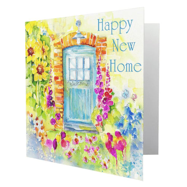 Happy New Home Greeting Card, designed by artist Sheila Gill