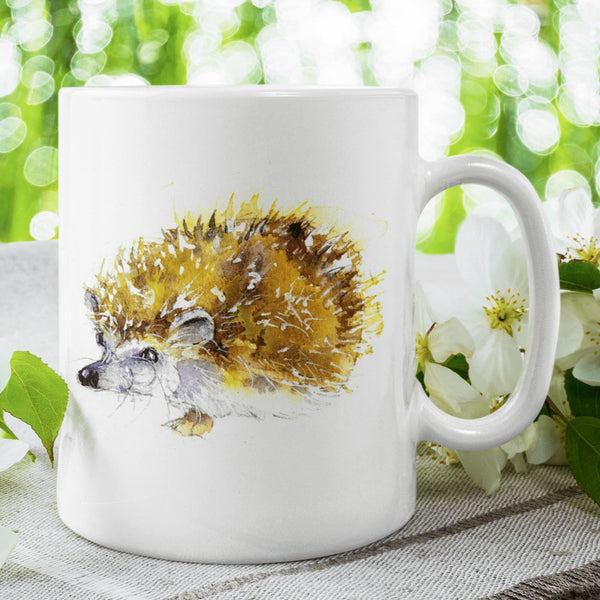 Hedgehog China Mug Sheila Gill Fine Art 
