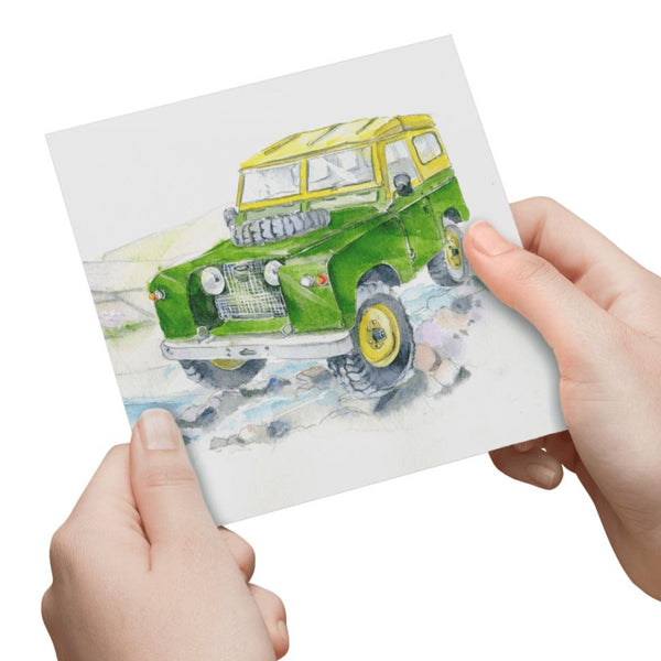 Off Road Greeting Cards designed by artist Sheila Gill