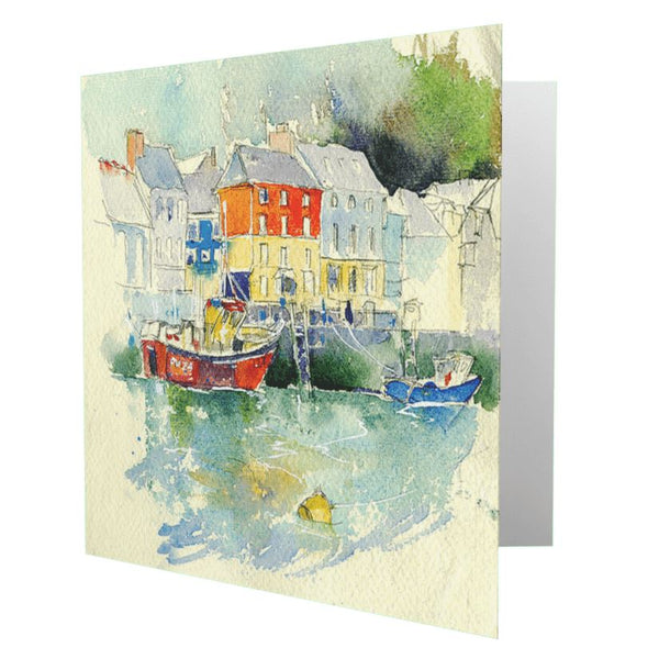 Padstow Harbour Cornwall Greeting Card Sheila Gill Fine Art 