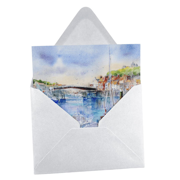 Whitby Greeting Card designed by artist Sheila Gill
