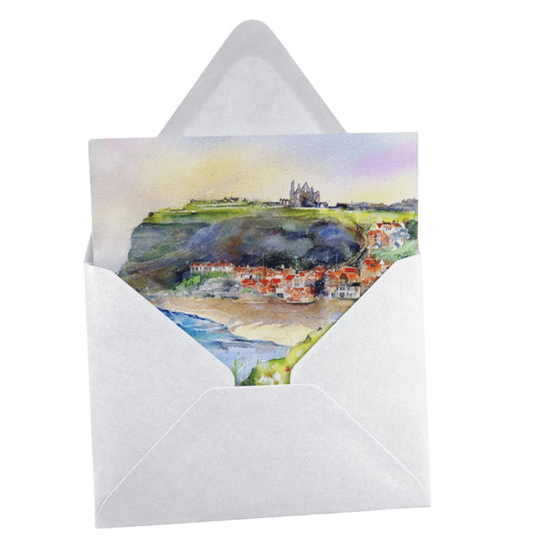 Whitby Greeting Card designed by artist Sheila Gill
