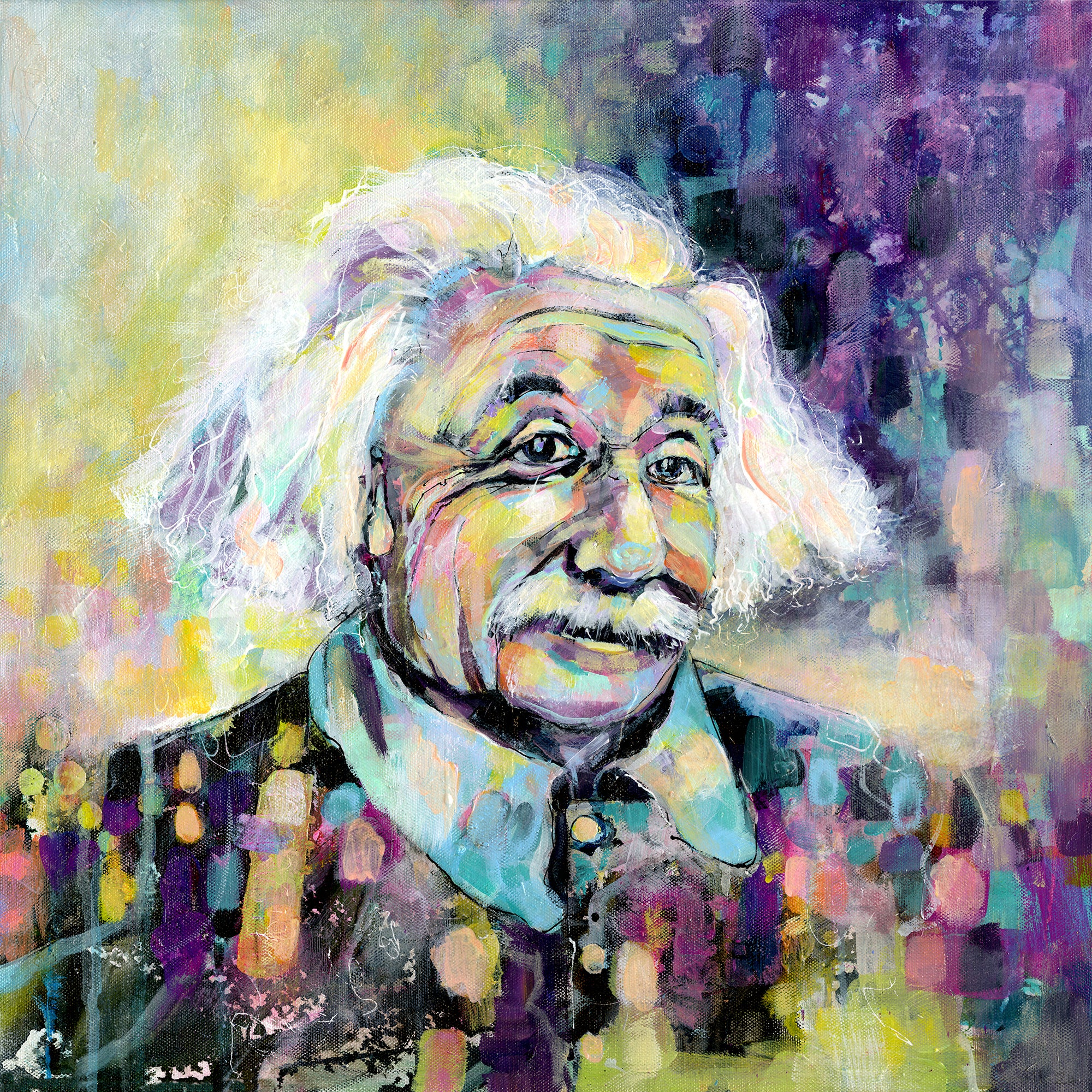 Albert Einstein Contemporary Art Print
