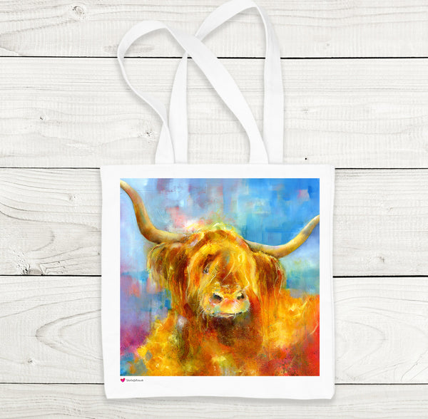 Angus Cow Tote Bag