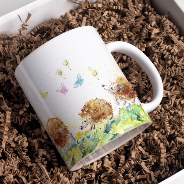 Hedgehog artist painted Ceramic Mug 