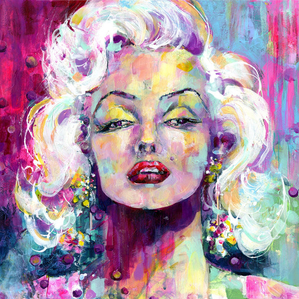 My contemporary abstract of the  Marilyn Monroe