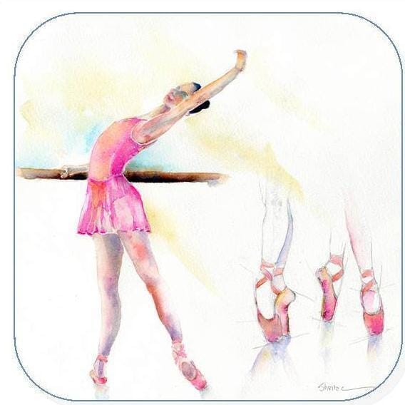 Ballet Dancer Coaster Sheila Gill Fine Art