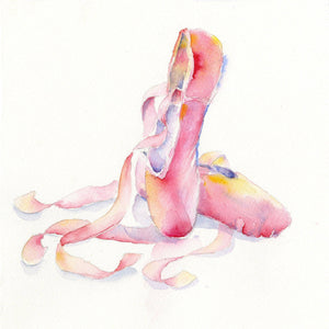 Ballet Slippers Greeting Card