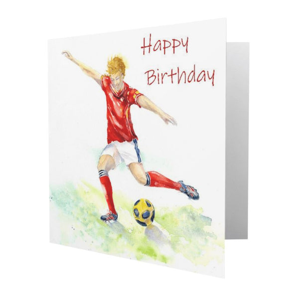 Happy Birthday Football Card designed by artist Sheila Gill