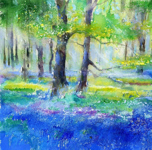 Bluebell Woods Greeting Card