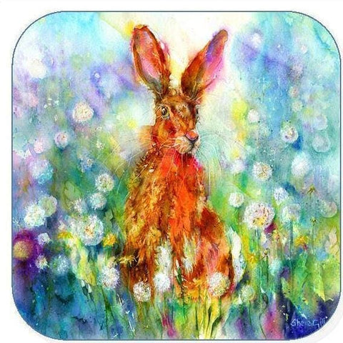 Brown Hare Coaster Sheila Gill Fine Art