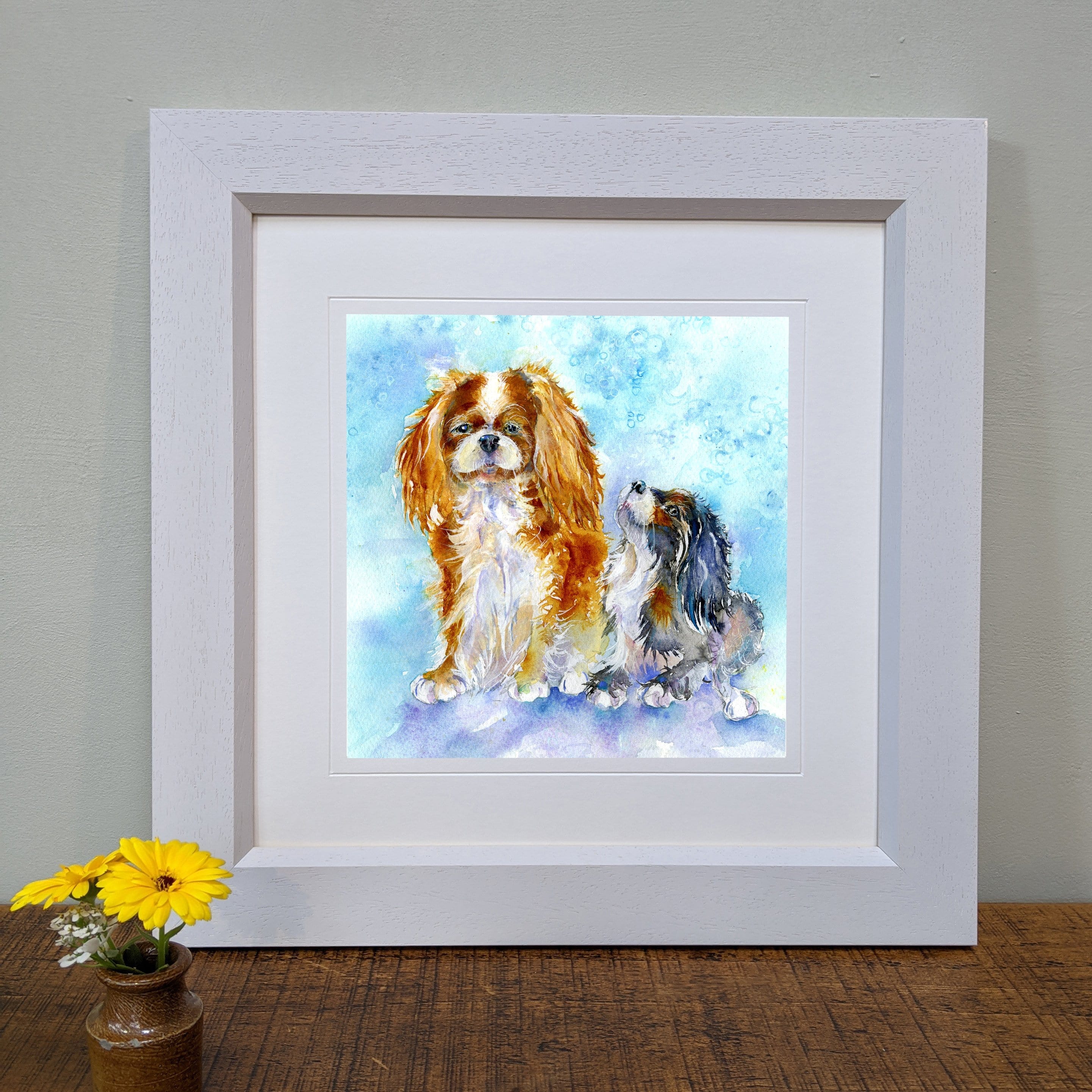 Cavalier King Charles Spaniel Dog Art Print