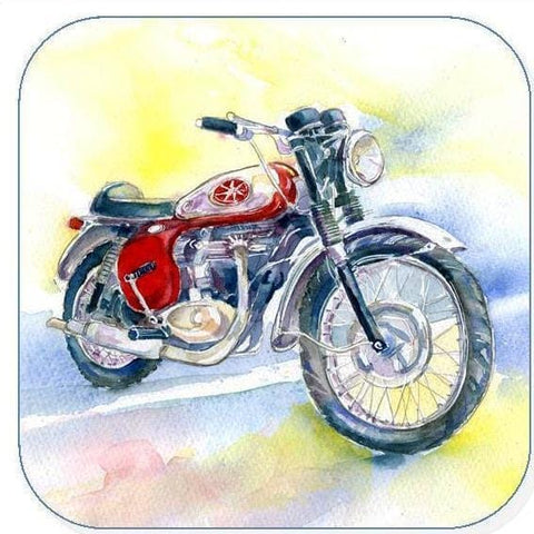 Classic British Motorbike Coaster Sheila Gill Fine Art