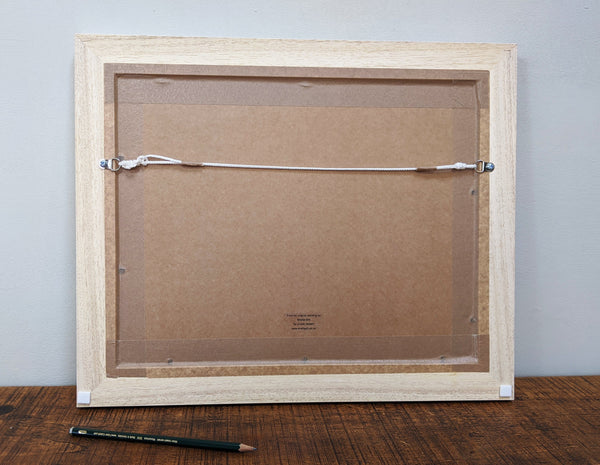 Reverse of picture frame