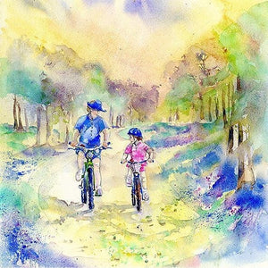 Cycling Bike Ride Greeting Card