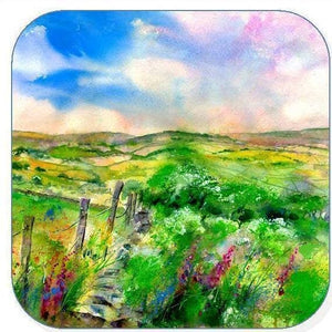 Derbyshire Countryside Coaster Sheila Gill Fine Art
