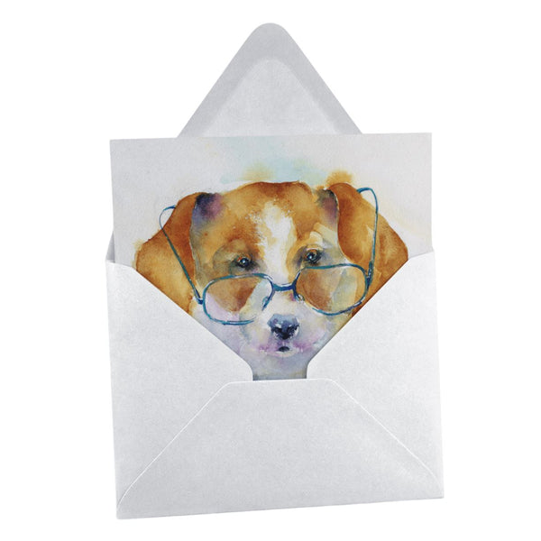 Dog Eared Greeting Card designed by artist Sheila Gill