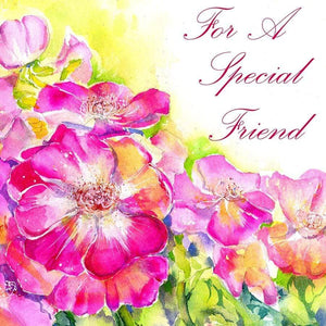 For a Special Friend Greeting Card designed by artist Sheila Gill