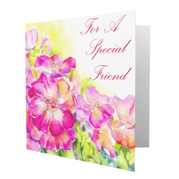 For a Special Friend Greeting Card designed by artist Sheila Gill