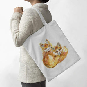 Fox Tote Bag Sheila Gill Fine Art 