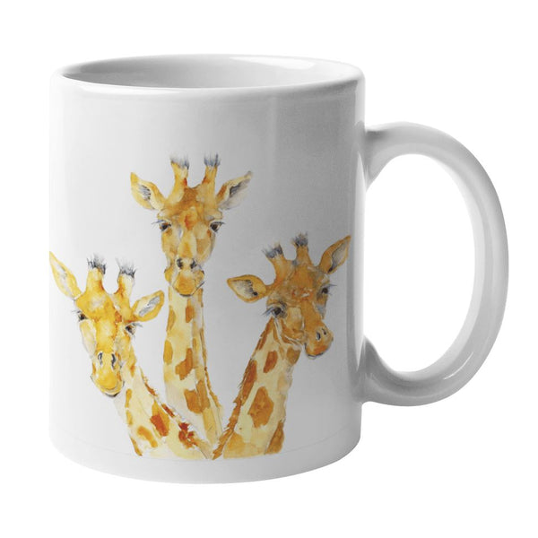 Giraffe Ceramic Mug designed by artist Sheila Gill
