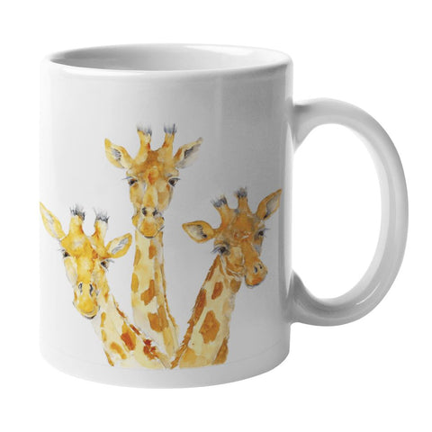 Giraffe Ceramic Mug designed by artist Sheila Gill
