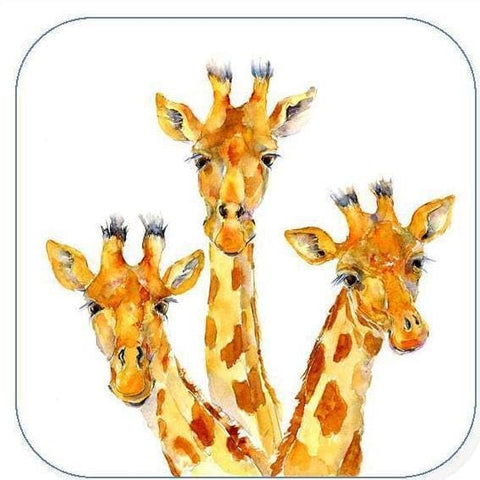 Giraffes  Coaster Sheila Gill Fine Art