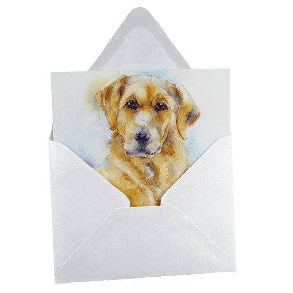 Golden Retriever Dog Card Sheila Gill Fine Art