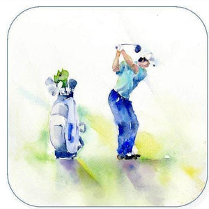 Golf Coaster Sheila Gill Fine Art