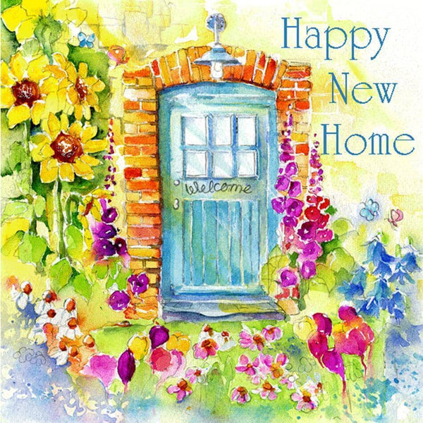Happy New Home Greeting Card, designed by artist Sheila Gill