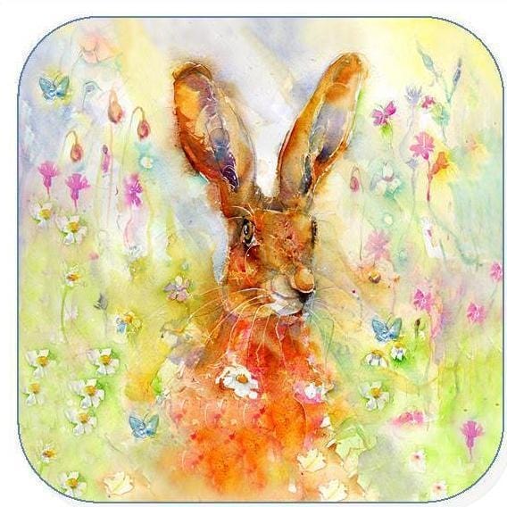 Hare Coaster Sheila Gill Fine Art