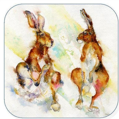 Hares Coaster Sheila Gill Fine Art