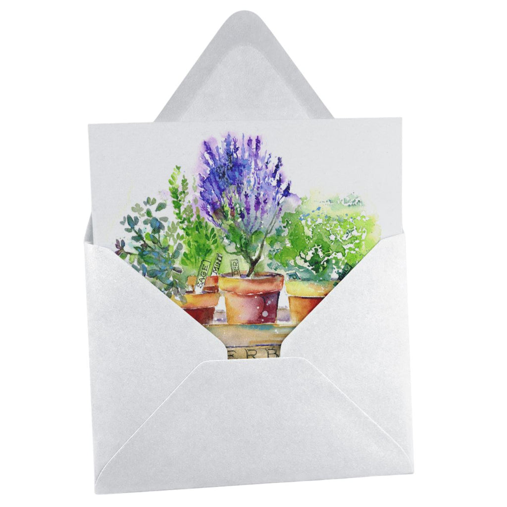 Get Fresh with Our Herb Garden Greeting Card Sheila Gill