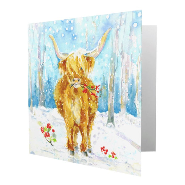 Highland Cow Christmas Card Pack Sheila Gill Fine Art