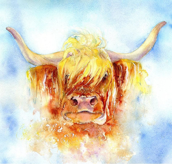 Highland Cow Tote Bag Sheila Gill Fine Art 