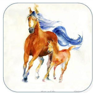 Horse and Foal Coaster Sheila Gill Fine Art