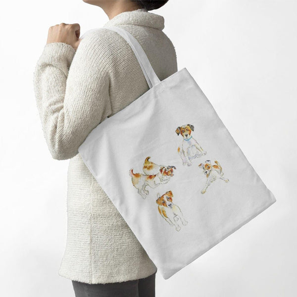 Jack Russell Dogs Tote Bag Sheila Gill Fine Art 