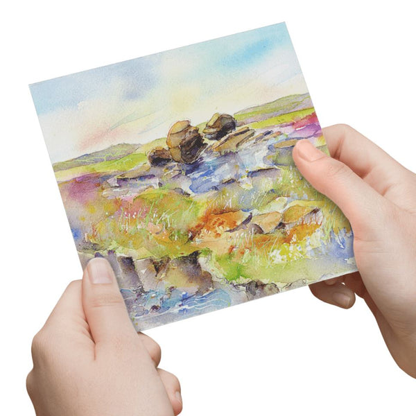 Kissing Stones: Scenic Derbyshire Card
