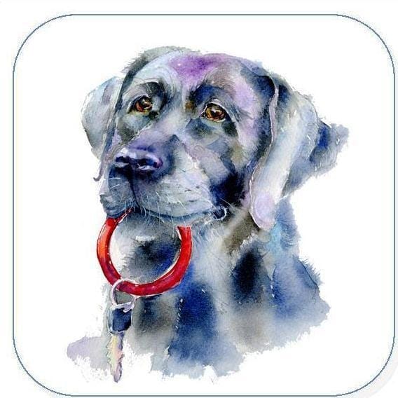Labrador Dog Coaster Sheila Gill Fine Art