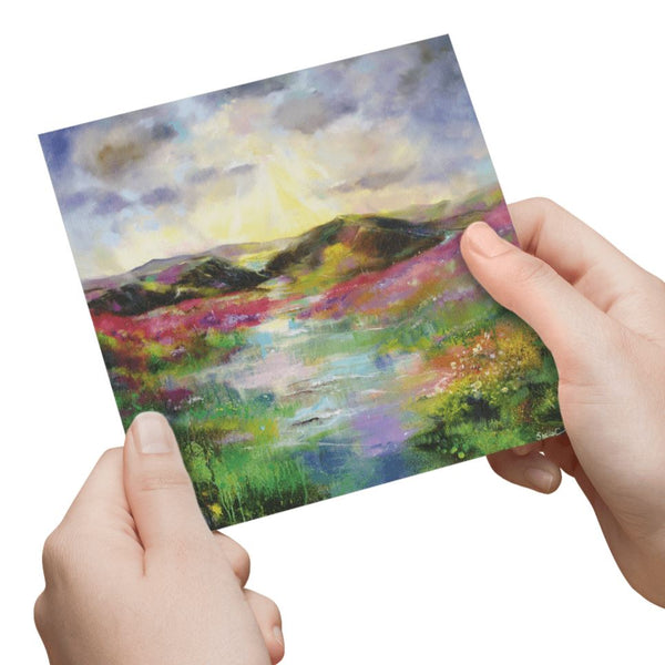 Landscape Greeting Card designed by artist Sheila Gill