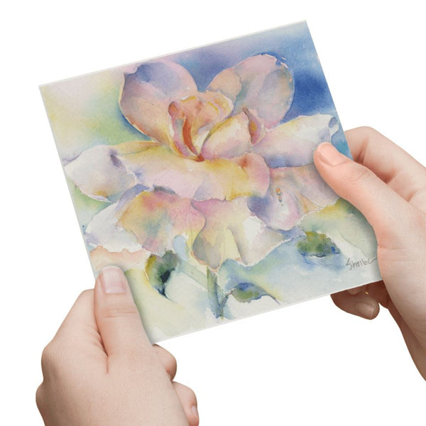 Magnolia Greeting Card designed by artist Sheila Gill