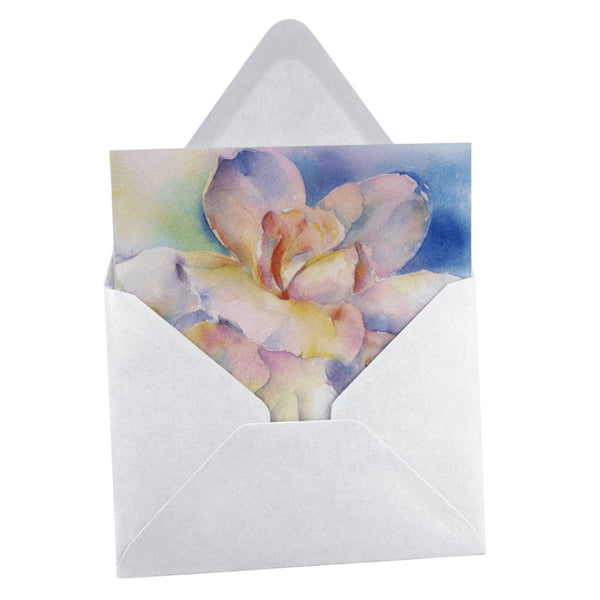 Magnolia Greeting Card designed by artist Sheila Gill