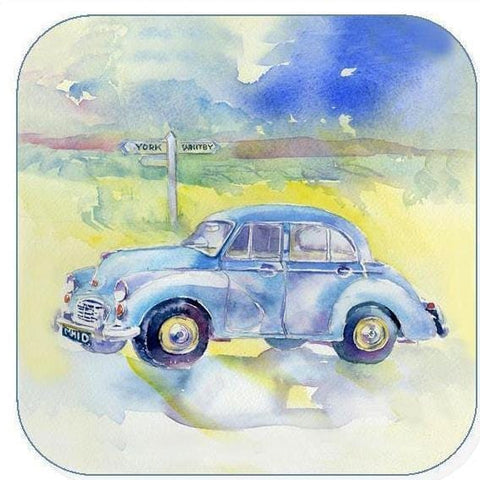 Morris Minor Classic Car Coaster Sheila Gill Fine Art 
