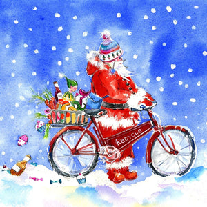Recycle Bicycle Christmas Card Pack Sheila Gill Fine Art 