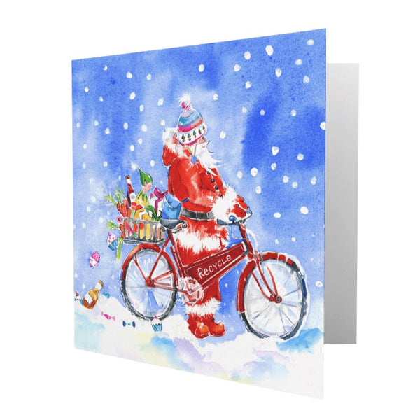 Recycle Bicycle Christmas Card Pack Sheila Gill Fine Art 