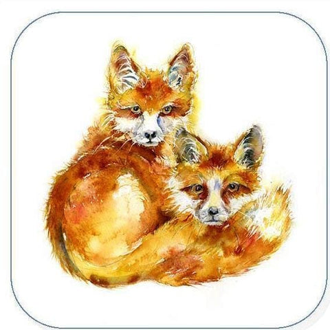 Red Fox Coaster Sheila Gill Fine Art